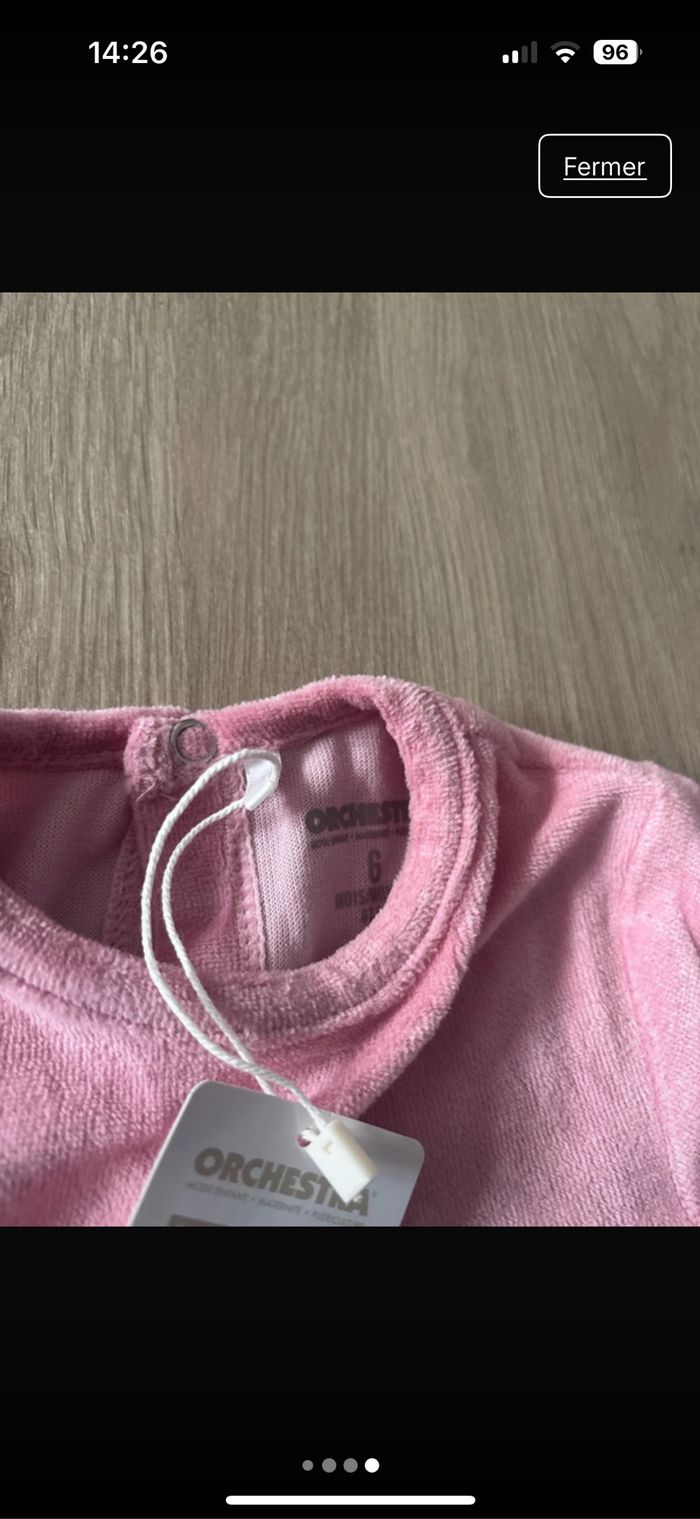 Pyjama velour neuf - photo numéro 4