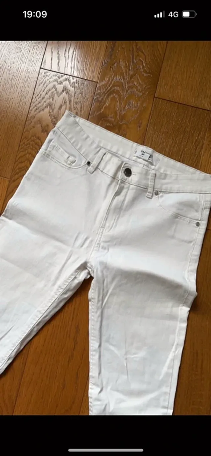 Jeans blanc - photo numéro 2