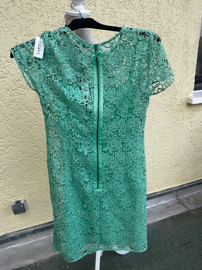 🌿 Robe vert menthe – Caroll – Taille 38 - photo numéro 6
