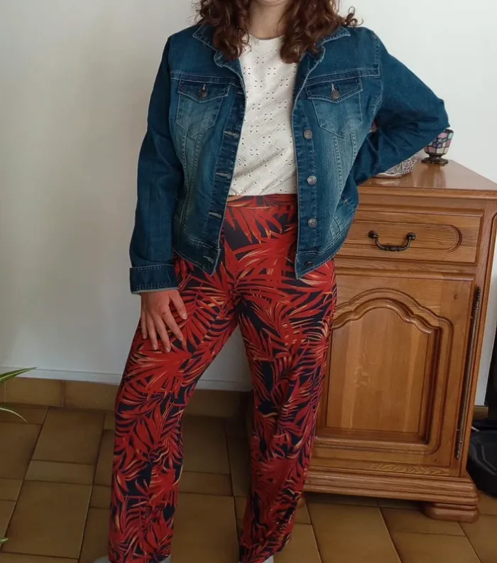 Veste en jean camaïeu t42