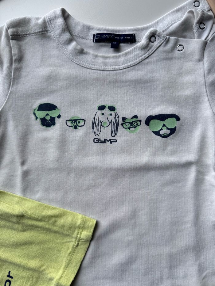 Lot 2 t-shirt 18 mois Chiens & tracteur - photo numéro 2