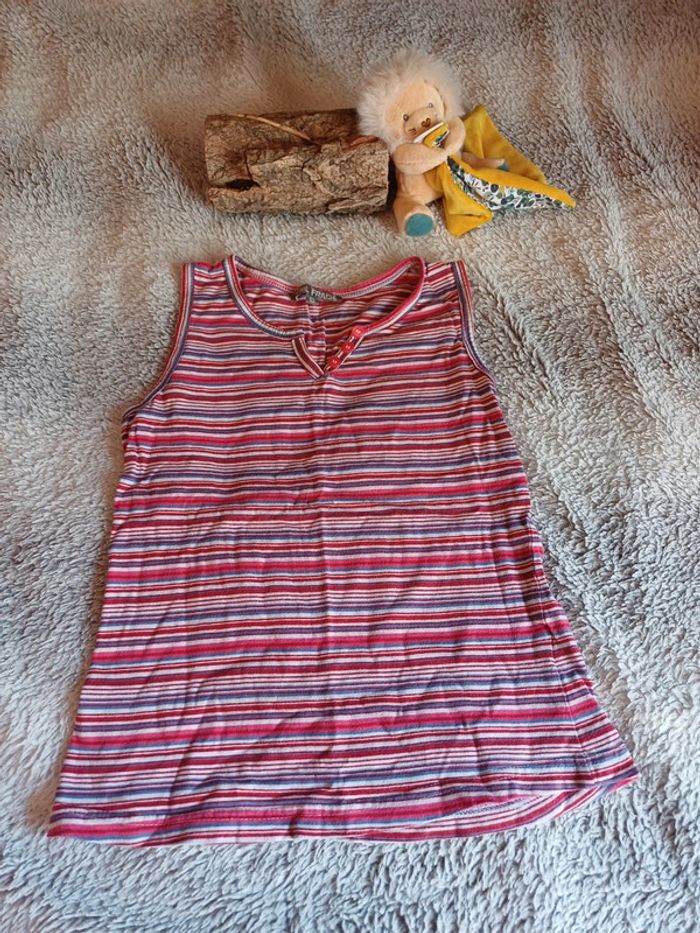 Débardeur fille taille 8 ans vynil fraise