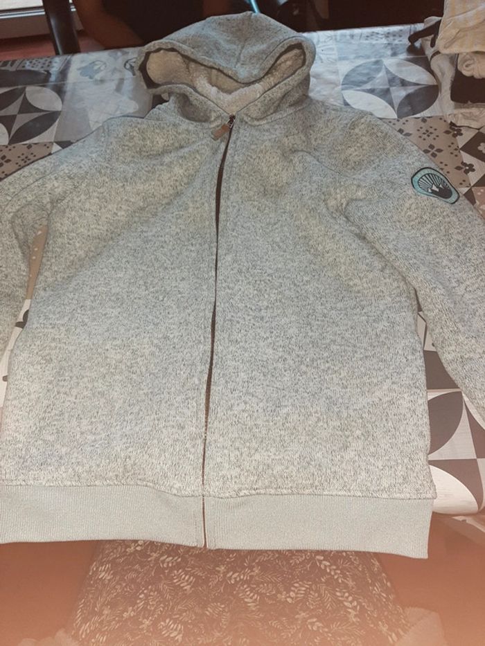 Gilet zippé polaire taille 12 ans