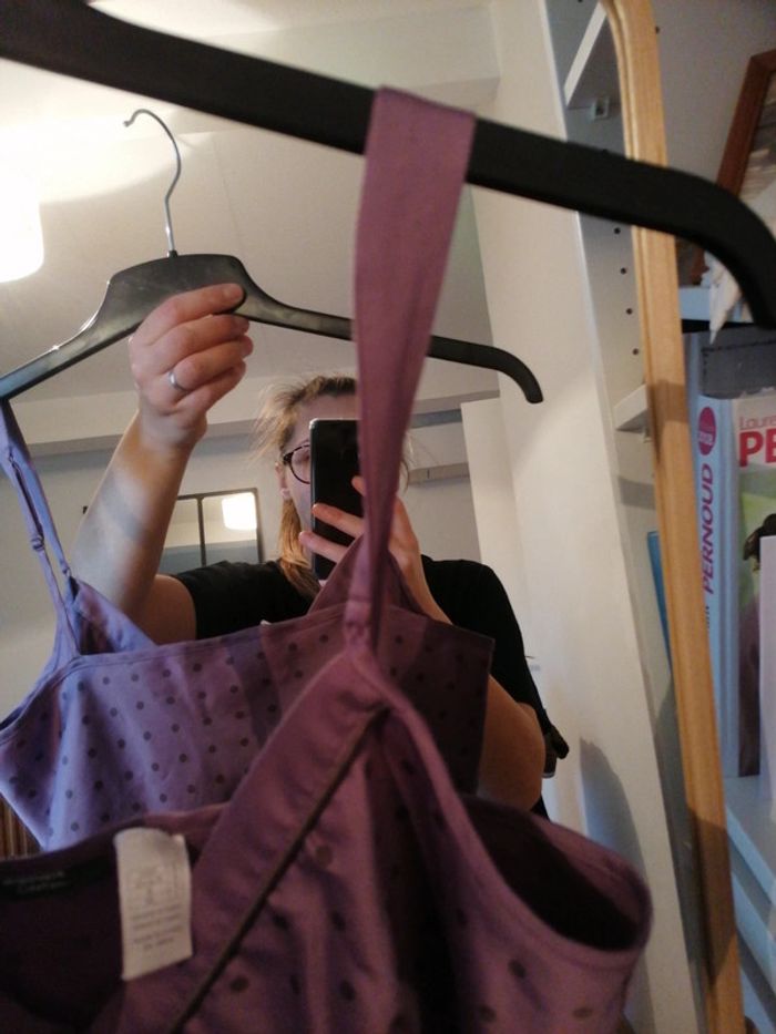 Nuisette la redoute violette avec pois - photo numéro 4
