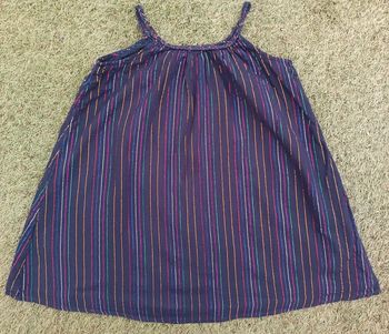 Belle robe rayures irisées