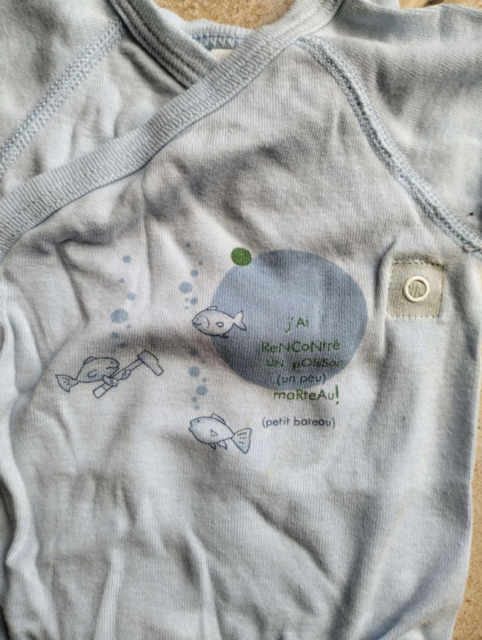 Body Petit bateau été 1 mois - photo numéro 2