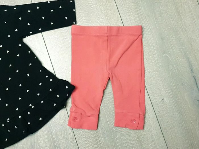 Ensemble 2 pièces. Fille 3 mois. Marque Vertbaudet/ Kiabi - photo numéro 4
