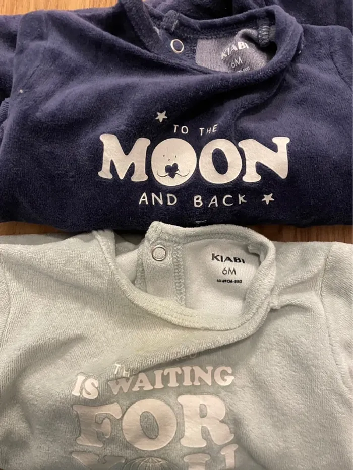 2 pyjamas 6 mois - photo numéro 2