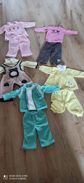 Lot de 5 ensembles 12 mois