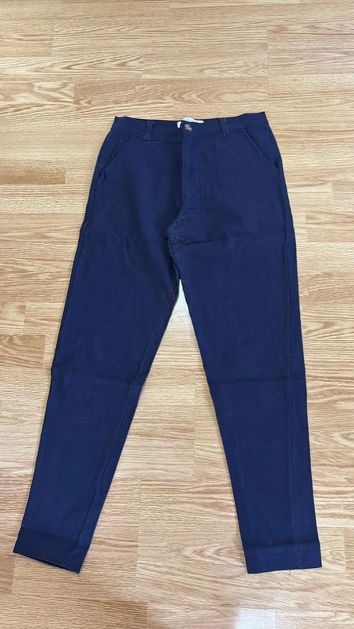 Pantalon chino Frilivin Bleu marine
