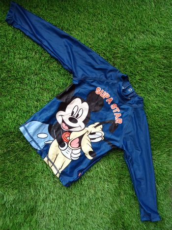 T-shirt de plage Mickey et Pluto