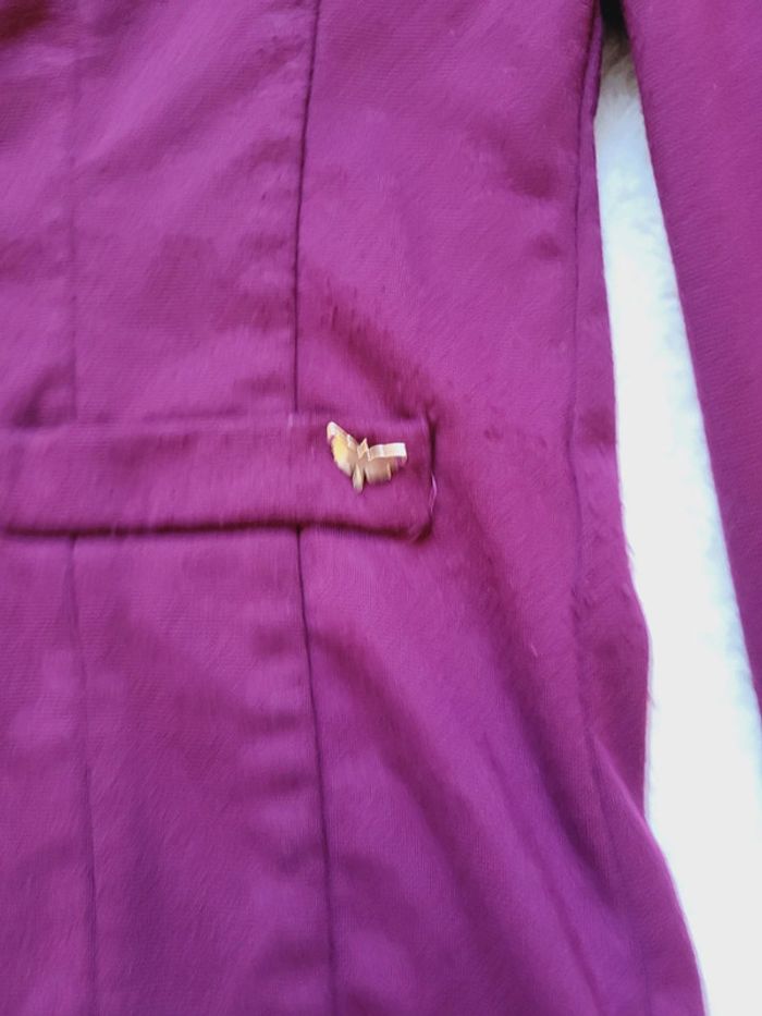 Veste tailleur / blazer LPB prune - photo numéro 4