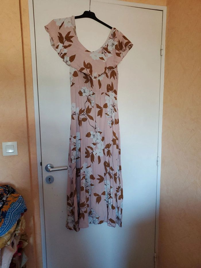 Robe fleuri légère longue