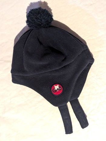 Bonnet Cache Oreilles Logo Etoile Ecritures Pompon Scratch Vêtement Accessoire Petits Enfants