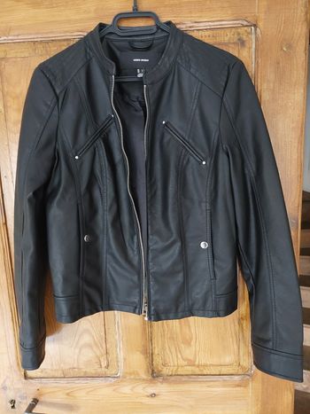 Veste simili cuir femme 