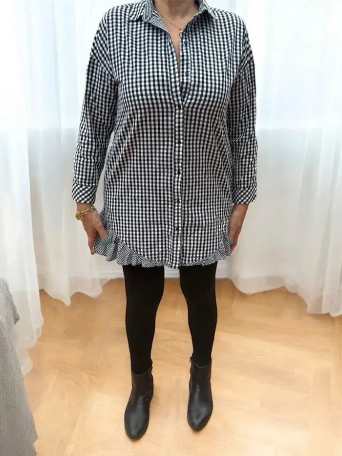 Vestido/Robe Vichy Zara Talla S