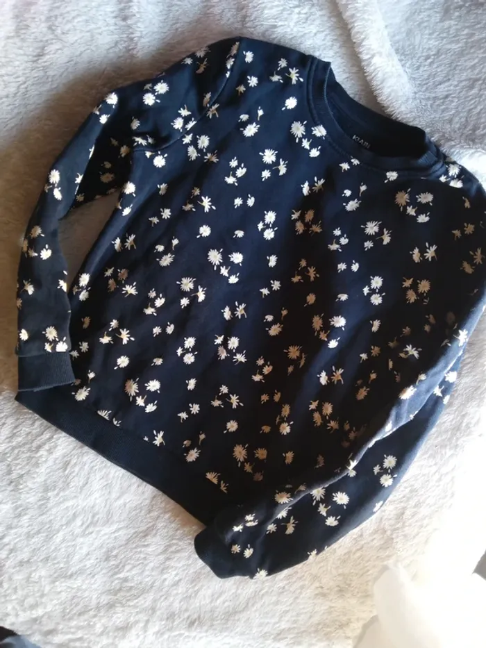 Pull motif fleurs - photo numéro 3