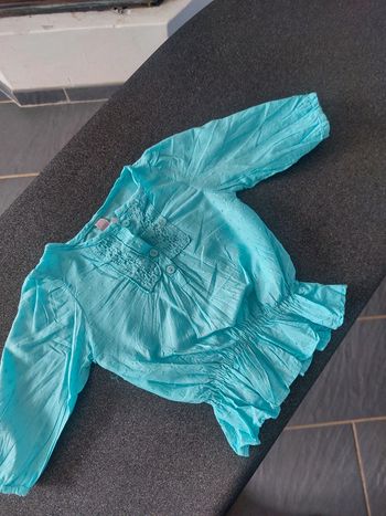 Blouse turquoise
