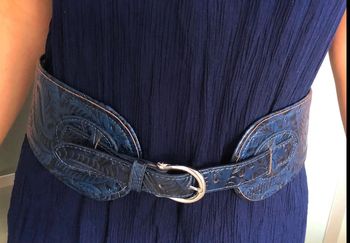 Ceinture large cuir taille 85 85 cm·