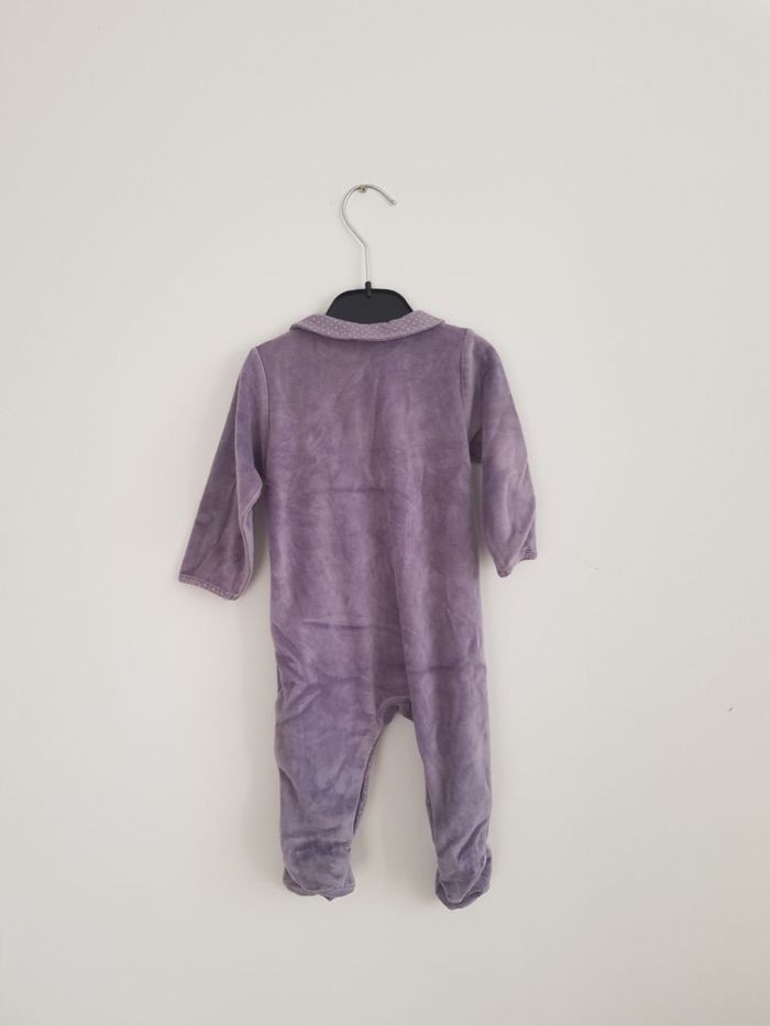 Pyjama en velours taille 6mois - photo numéro 4