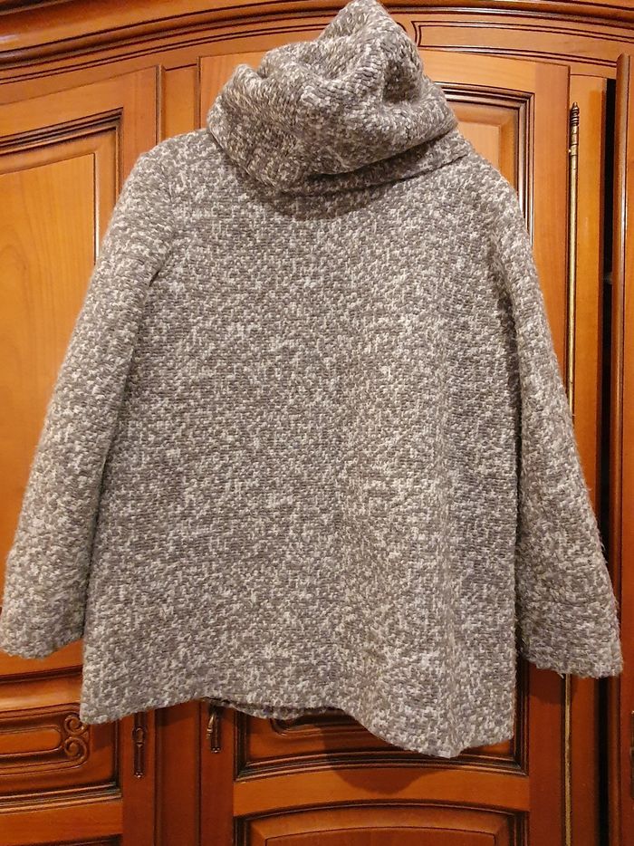 Manteau femme gris  taille 44 - photo numéro 3