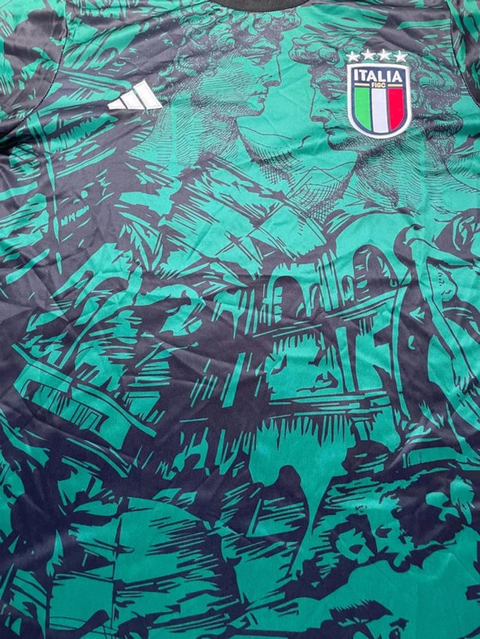 Maillot concept foot Italie vert édition Rome Colisée taille M - photo numéro 4