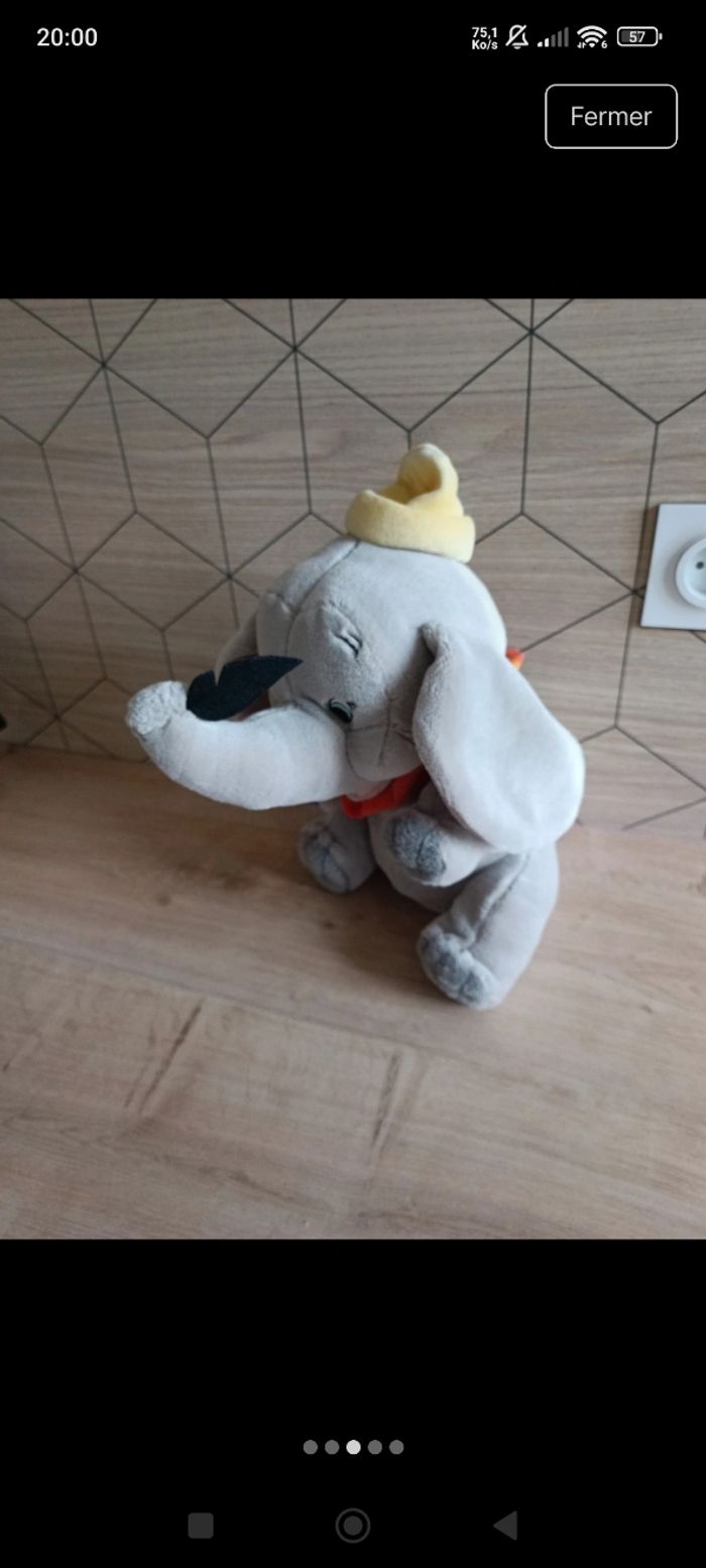Peluche dumbo - photo numéro 3