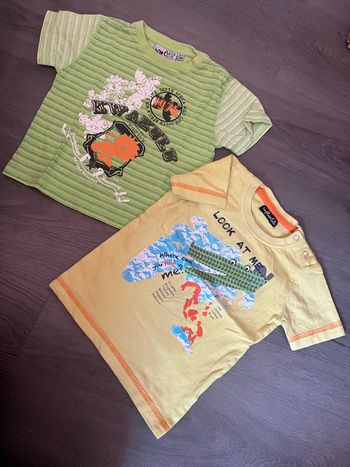 Lot 2 t-shirts garçon