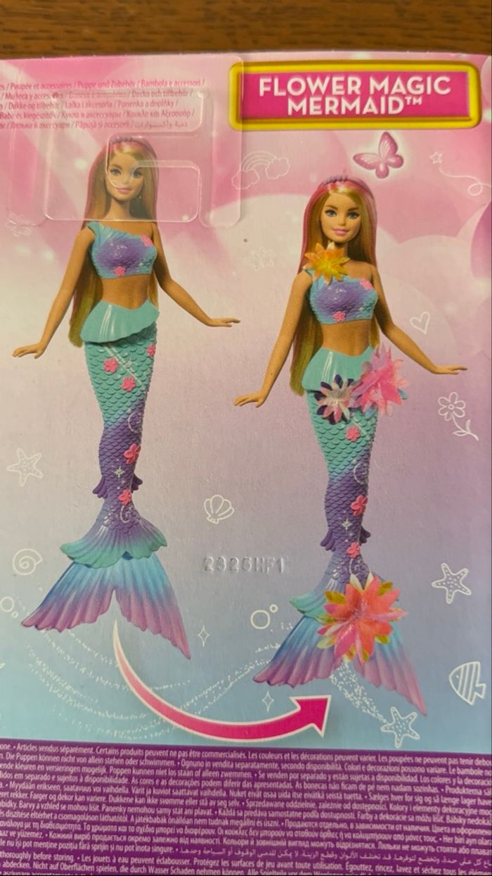 Barbie sirène fleur magique - photo numéro 2