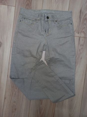 Jean esprit doré et beige 36