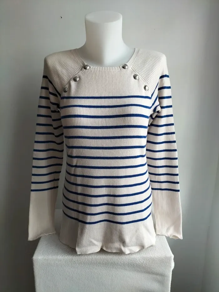 Pull Femmes Marinière - Lauren Ralph Lauren - Taille M