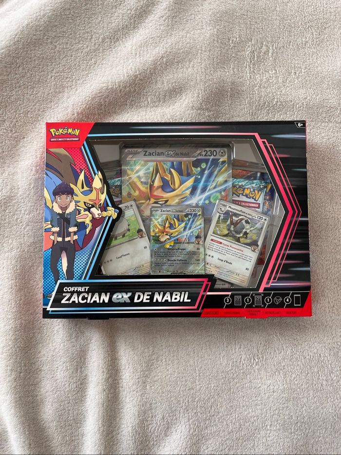 Pokemon Coffret Zacian ex de Nabil