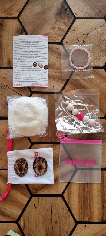 Coquillages d'allaitement et accessoires