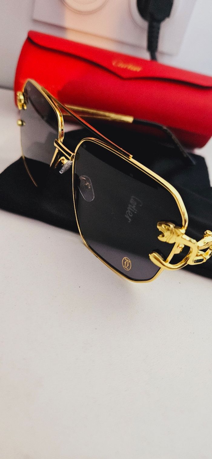 Lunettes de soleil Cartier neuf - photo numéro 6