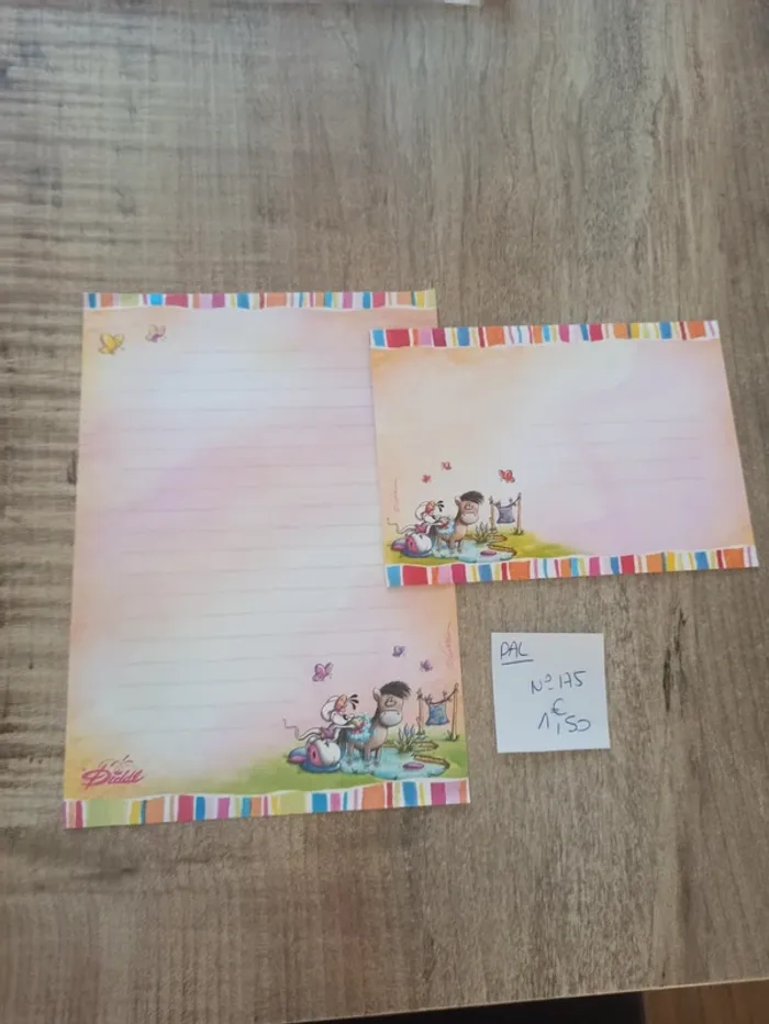 Papier à lettre Diddl 175 1,50€
