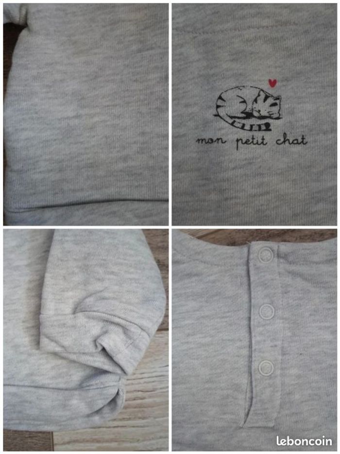 Lot de pull fille taille 3 mois - photo numéro 4