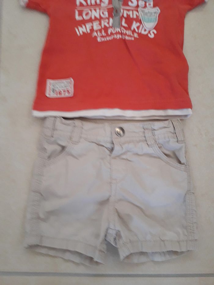 T-shirt + Short - 6 MOIS - photo numéro 5
