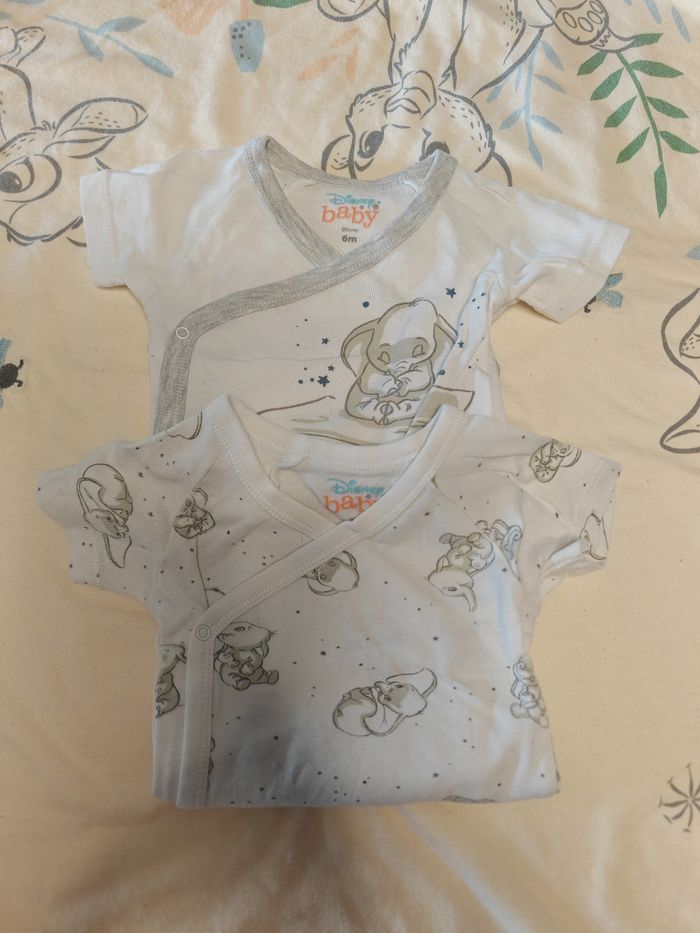 Lot de bodys dumbo Disney - photo numéro 2