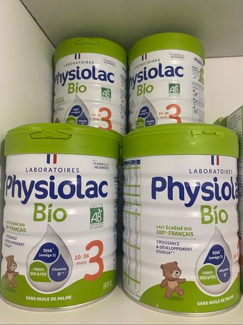 Pot de lait 3 physiolac