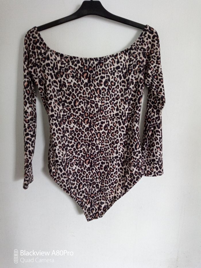 Body manche longue imprimer panthère