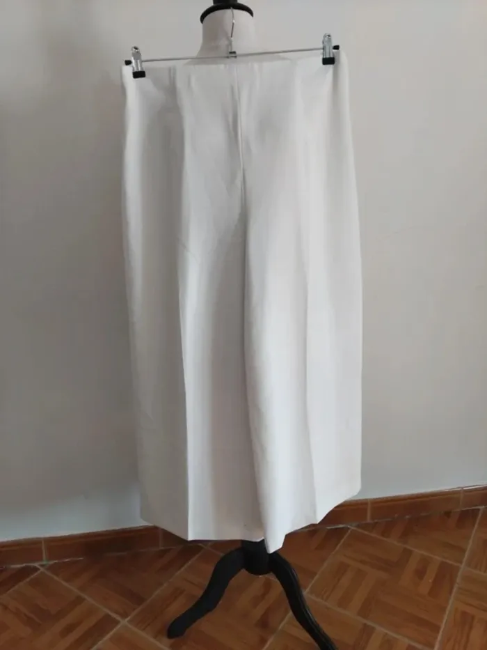 Pantalon jambes larges taille haute Zara txxl - photo numéro 5