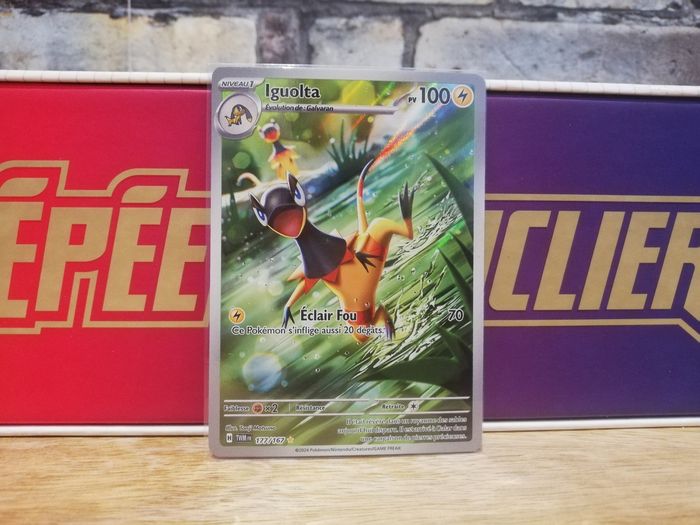 Carte Pokemon Iguolta AR Mascarade Crépusculaire