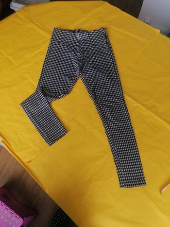 Leggings vichy noir et blanc Kiabi 12 ans