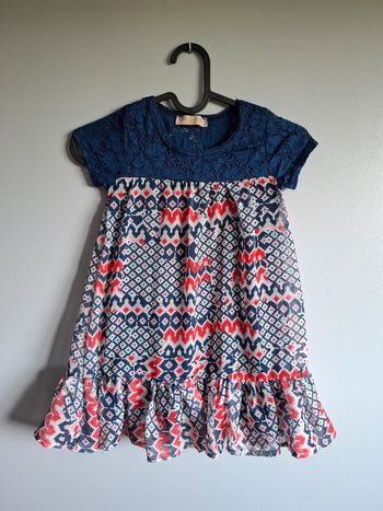 Robe manches courtes 4 ans