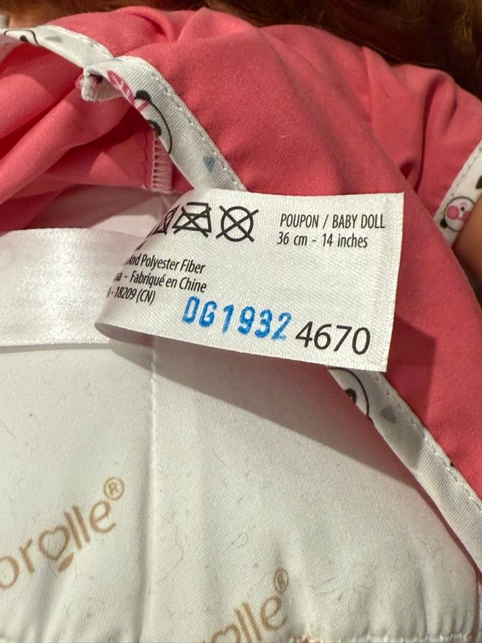 Poupée corolle neuve 36 cm  45e - photo numéro 7