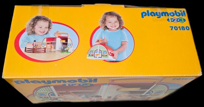 123 playmobil ferme transportable 70180 complète avec boite - photo numéro 10