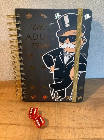 Cahier Monopoly hasbro neuf