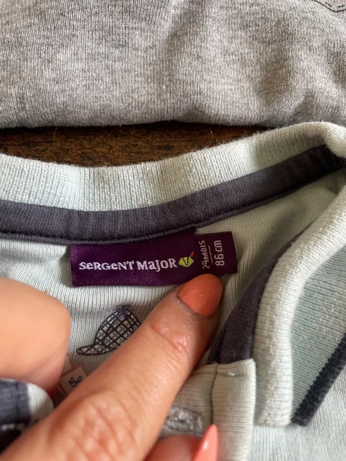 Lot de 2 bodies manches longues bébé garçon 24 mois - photo numéro 2