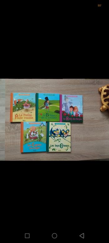 Lot de 5 livres contes pour les petits