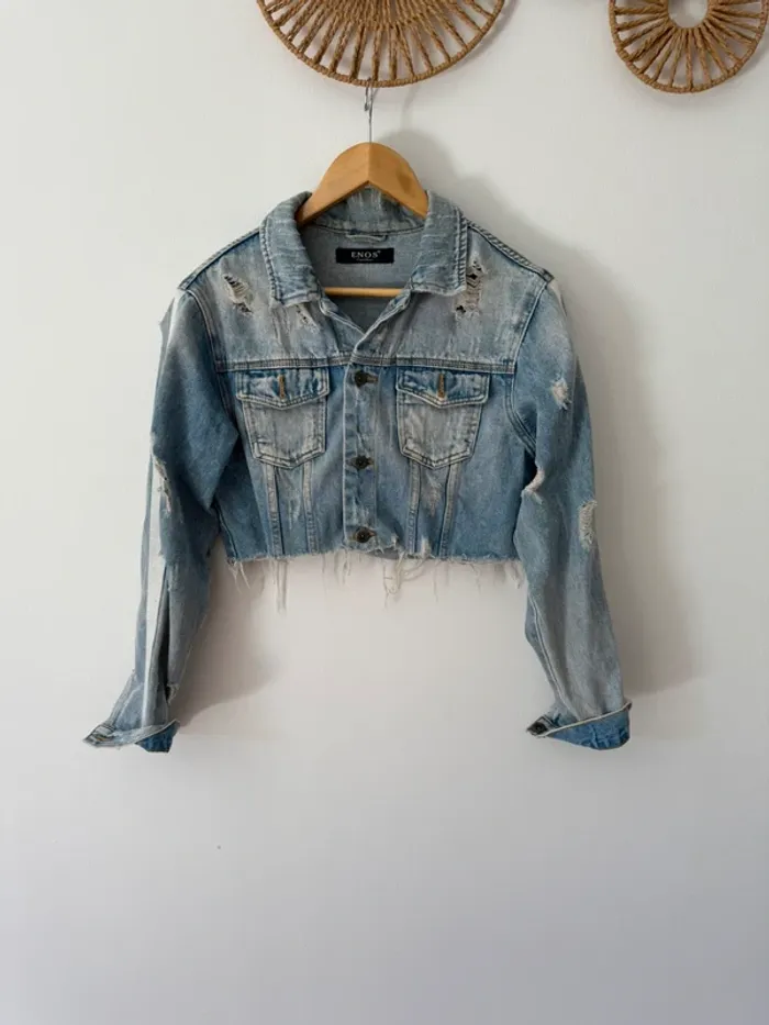 Veste en jean courte - photo numéro 4